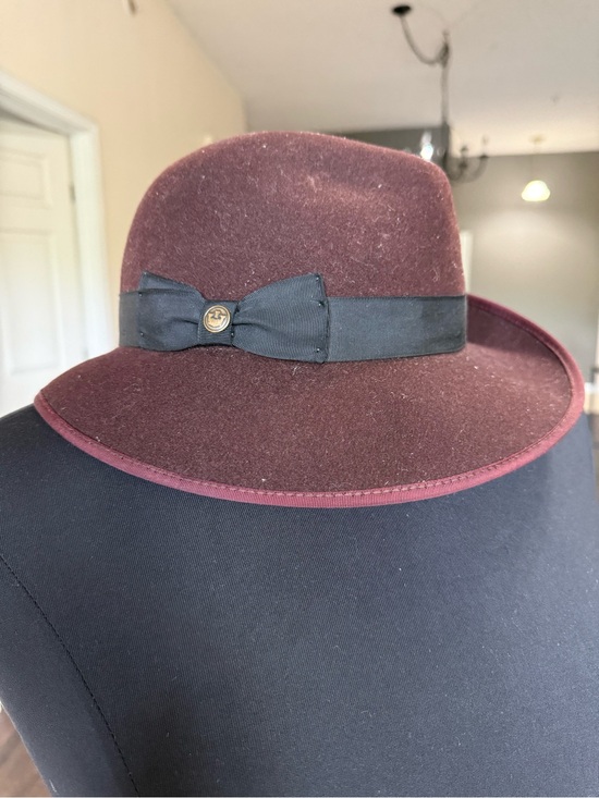 Goorin Bros Bold Hatmakers Burgundy Plum Wool Felt Wide Brim Fedora Hat - Medium main image 5